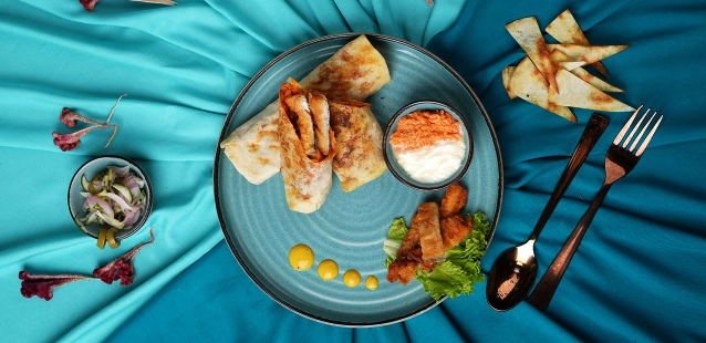 Crispy Trout Masala Lavas