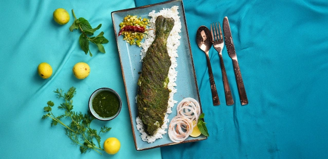 Green Masala Trout Fry