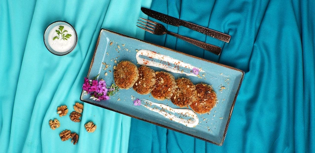 Walnut & Trout Cakes